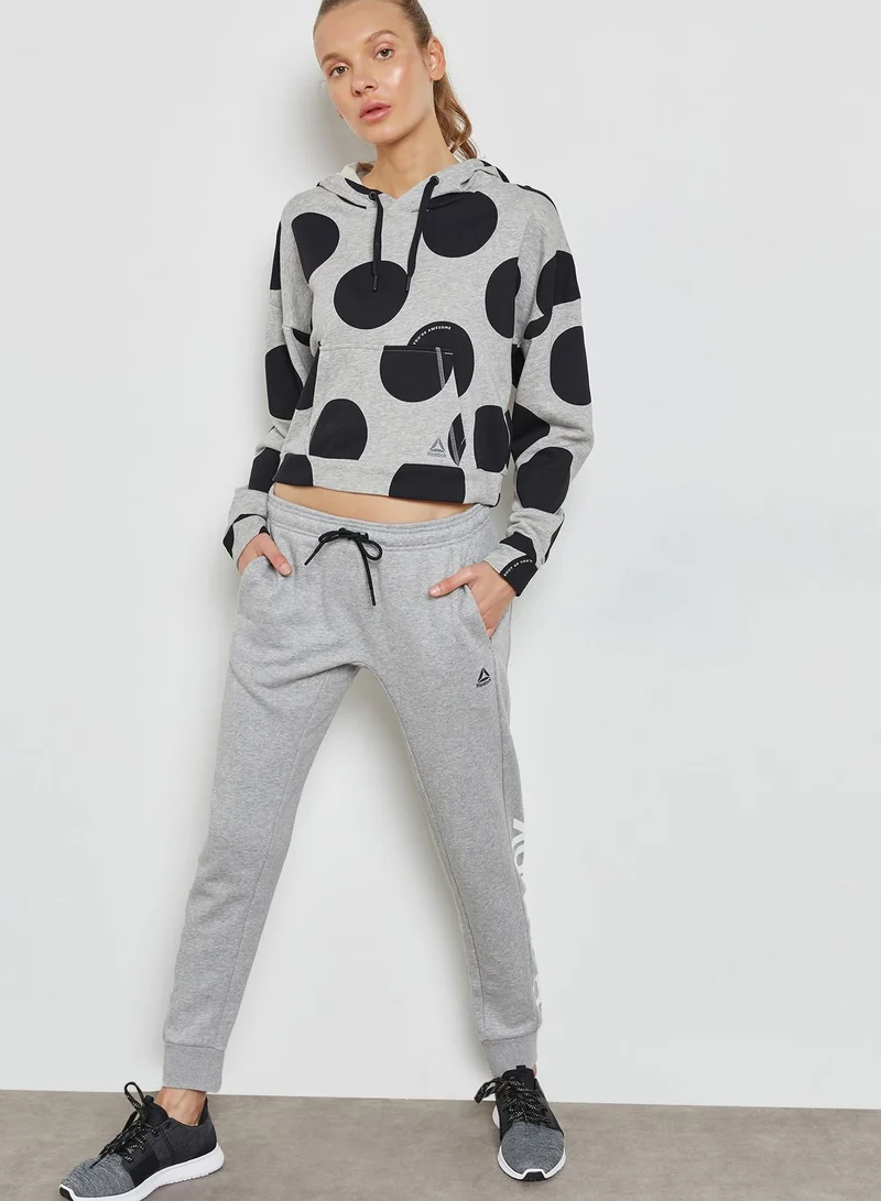 Reebok Dot Print Hoodie