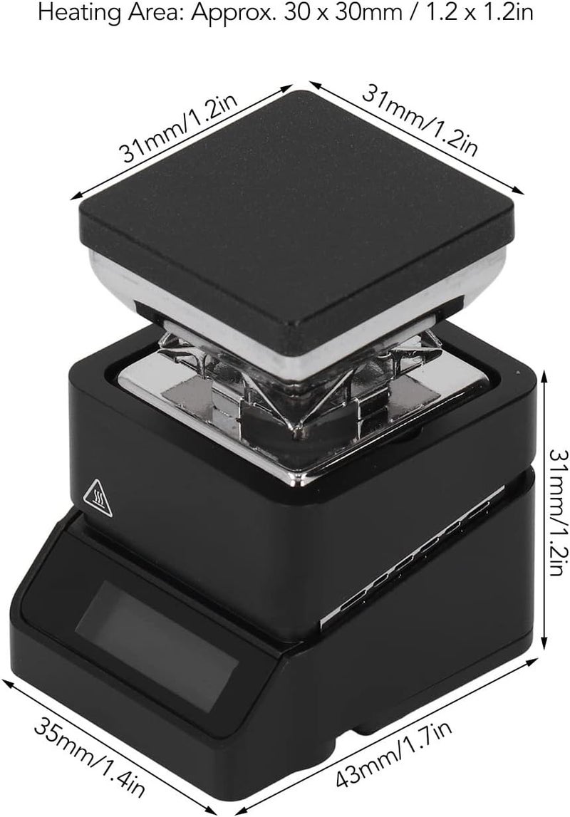 klarako MHP30 Mini Hot Plate Welding Preheat Station Preheater for Soldering Iron Welding Heating,Heating Area 30 x 30mm - Image 2