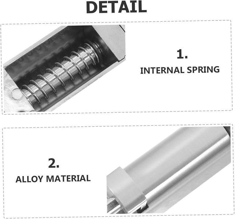 مزلاج باب من سبائك الزنك بنابض محمل للأرضية للأبواب المزدوجة - Image 4
