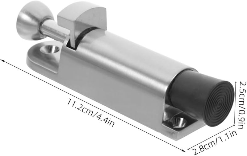 مزلاج باب من سبائك الزنك بنابض محمل للأرضية للأبواب المزدوجة - Image 3