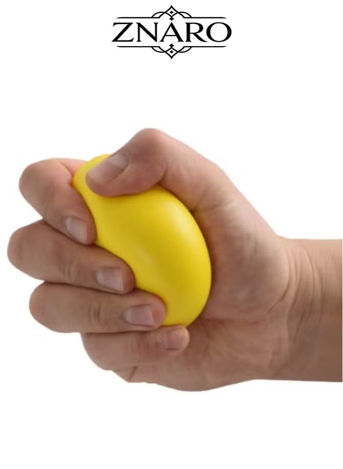 ZNARO Squeeze Hand Exerciser Ball, Foam Grip Strengthener for Finger Muscle Training, Physical Therapy Recovery Aid, Daily Workout Equipment for Men and Women - Image 2