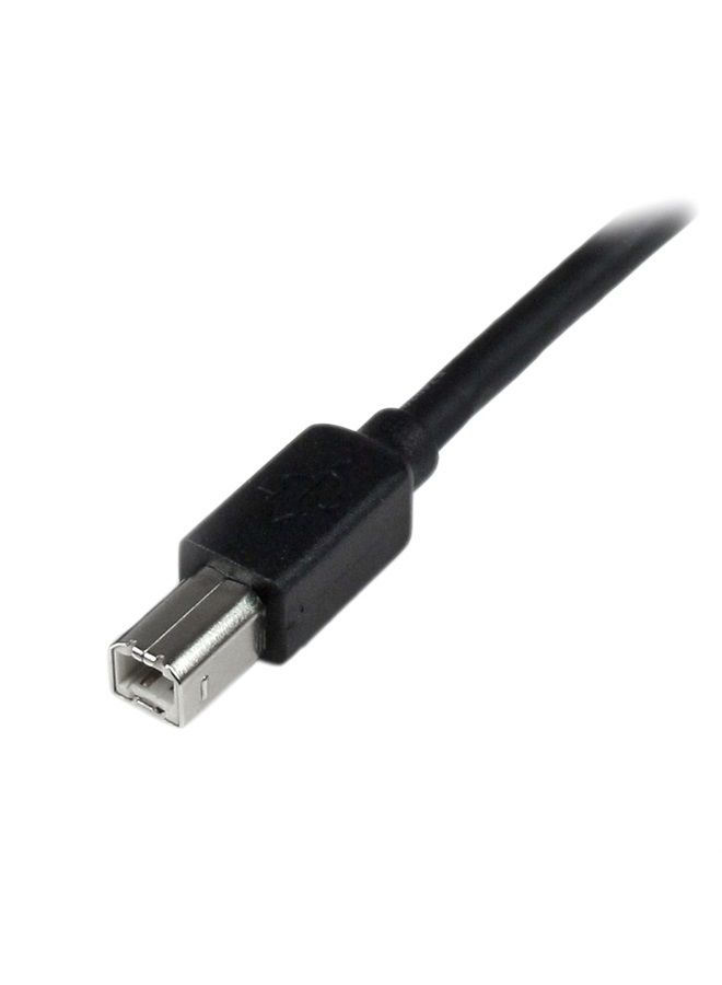 Startech.com 20m / 65 ft Active USB 2.0 A to B Cable - Long 20 m USB Cable - 20m USB Printer Cable - 1x USB A (M), 1x USB B (M) - Black (USB2HAB65AC) - Image 5