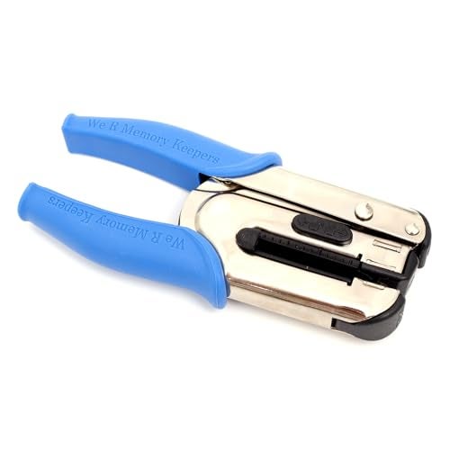 We R Memory Keepers, Crop-A-Dile Power Punch, Blue, for 1/16" Holes, Scrapbooking Tool, Compatible for Most Tin, Metal, Craft Paper, Leather, Fabric - Image 4