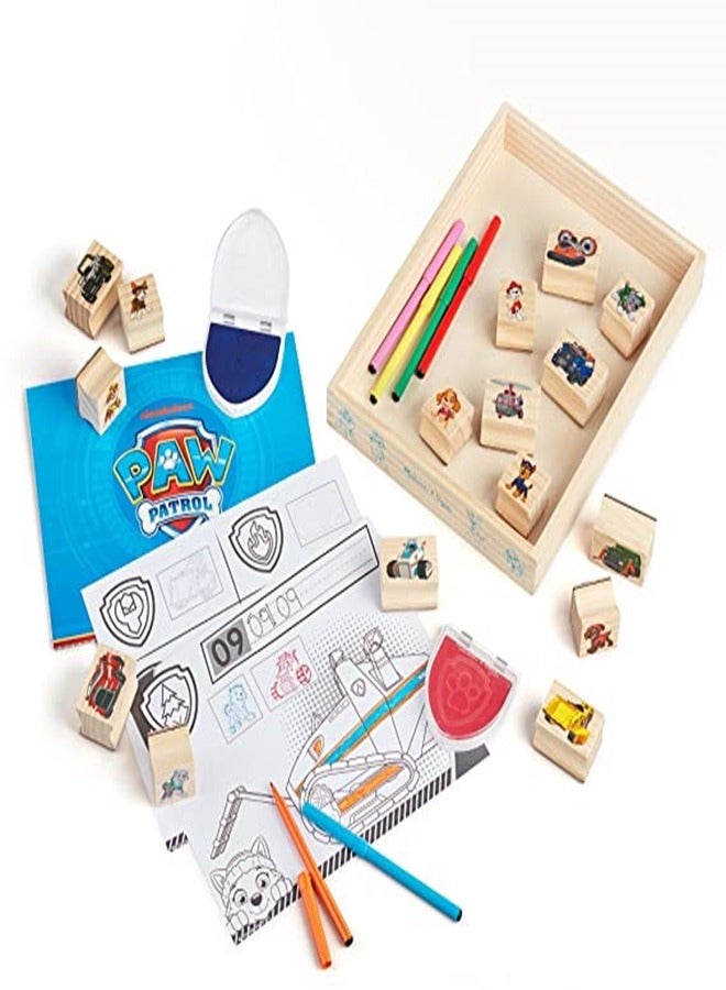 Paw Patrol Wooden Stamps Activity Set
