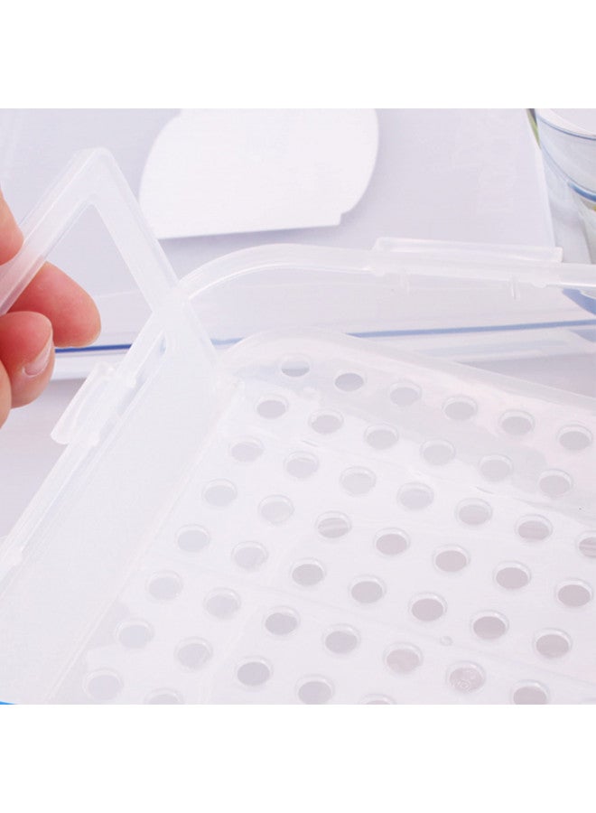 LOCK & LOCK Airtight Rectangular Food Storage Container with Special Drain Tray 121.73-oz / 15.22-cup - Image 5