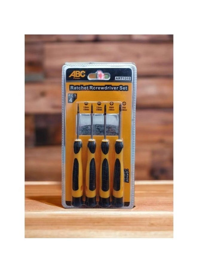 ABC ART1315 Screw driver kit 4 pieces (2+) + (2-)  - Image 2
