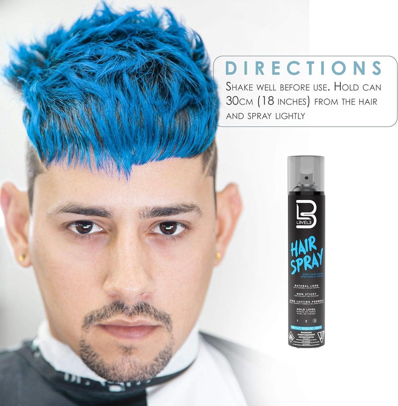 L3 Level 3 Hair Spray - Long Lasting and Strong Hold Hair Spray - Great for Men and Women - Level Three - Suitable for All Hair Types - Image 3