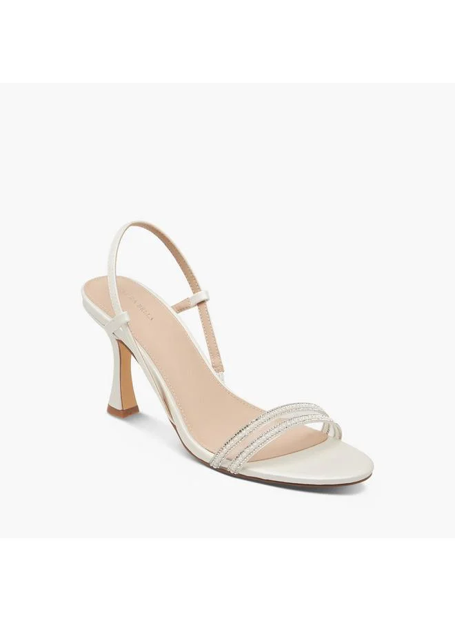 فلورا بيلا من شو إكسبرس صنادل نسائية مزينة بكعب مائل