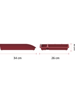 Cosmoplast صينية أدوات المائدة من كوزموبلاست 5 أقسام  - Image 2