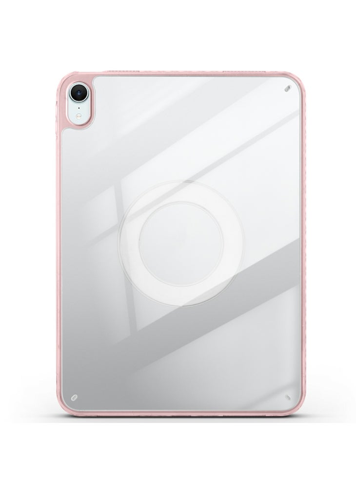 حافظة جلدية مغناطيسية قابلة للطي مع حامل لجهاز iPad mini (2024)/(2021) - وردي - Image 5