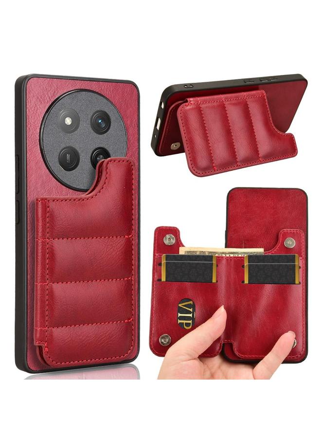 S-TOP Case For Honor X60 Pro / X9c / Magic7 Lite Cow Pattern Sewing Card Bag Phone Case - Image 1