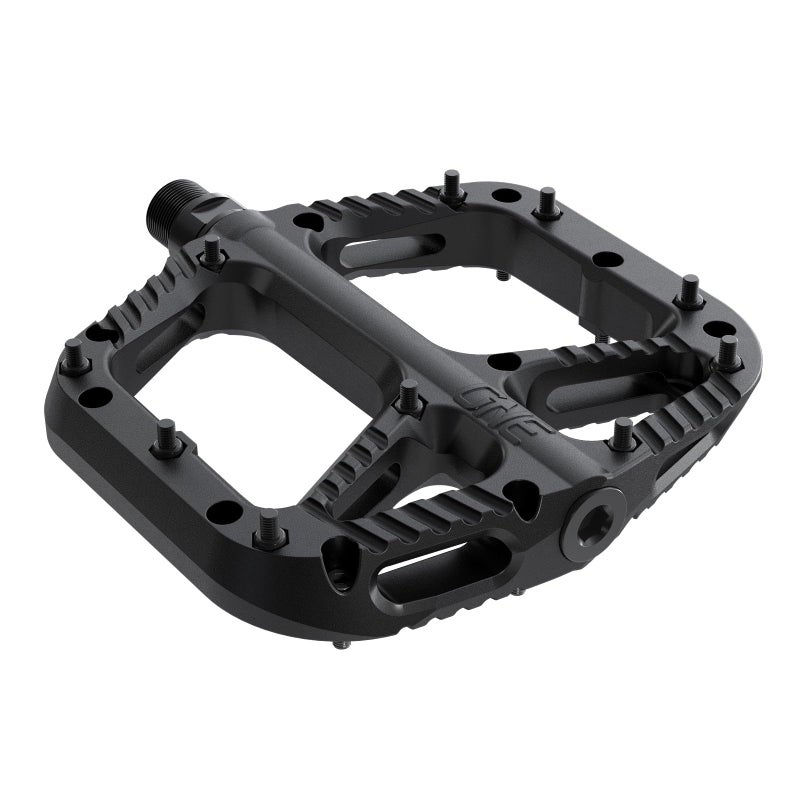 OneUp Components Composite Pedals, Black â€“ Lightweight, Durable Flat Bike Pedals for Mountain Bikes (MTB) - Image 2