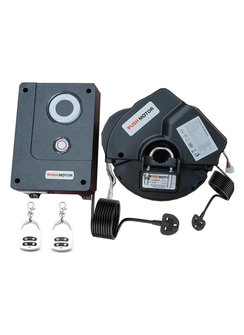 PUSH MOTOR Garage Door Motor Full Set With 2 Remote Control, garage door machine  - Image 1