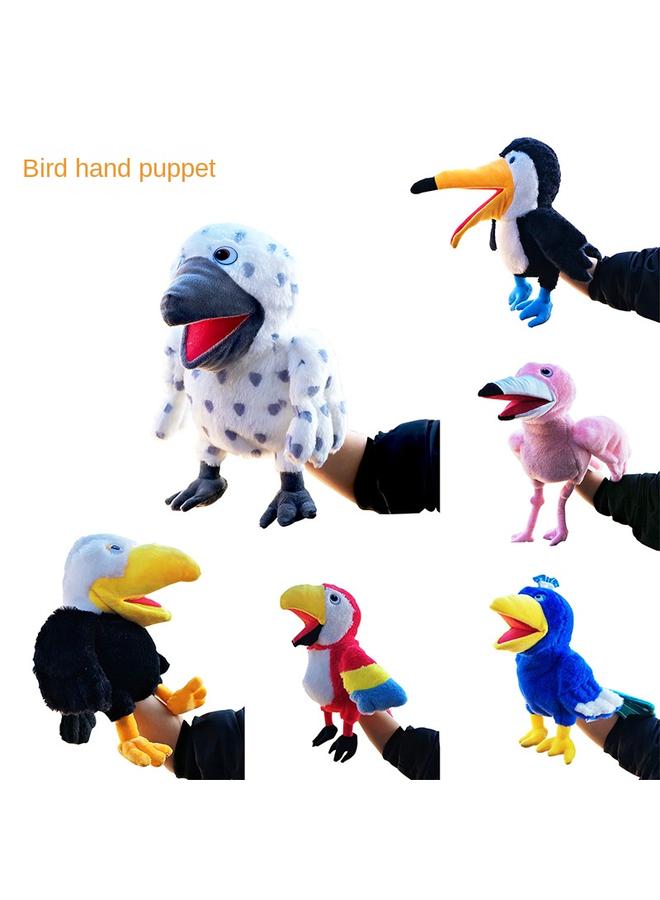 Bluejw Yiwu Toys New Big Bird Plush Toy Cartoon Hand Doll Hot Selling Children's Doll Woodpecker Peacock - Image 2