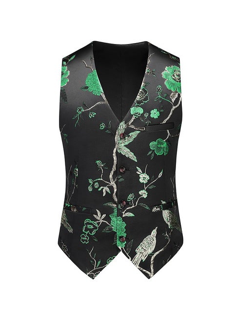 New Men's Hollowed Out Slim Fit Fashionable Plus Size suit Vest