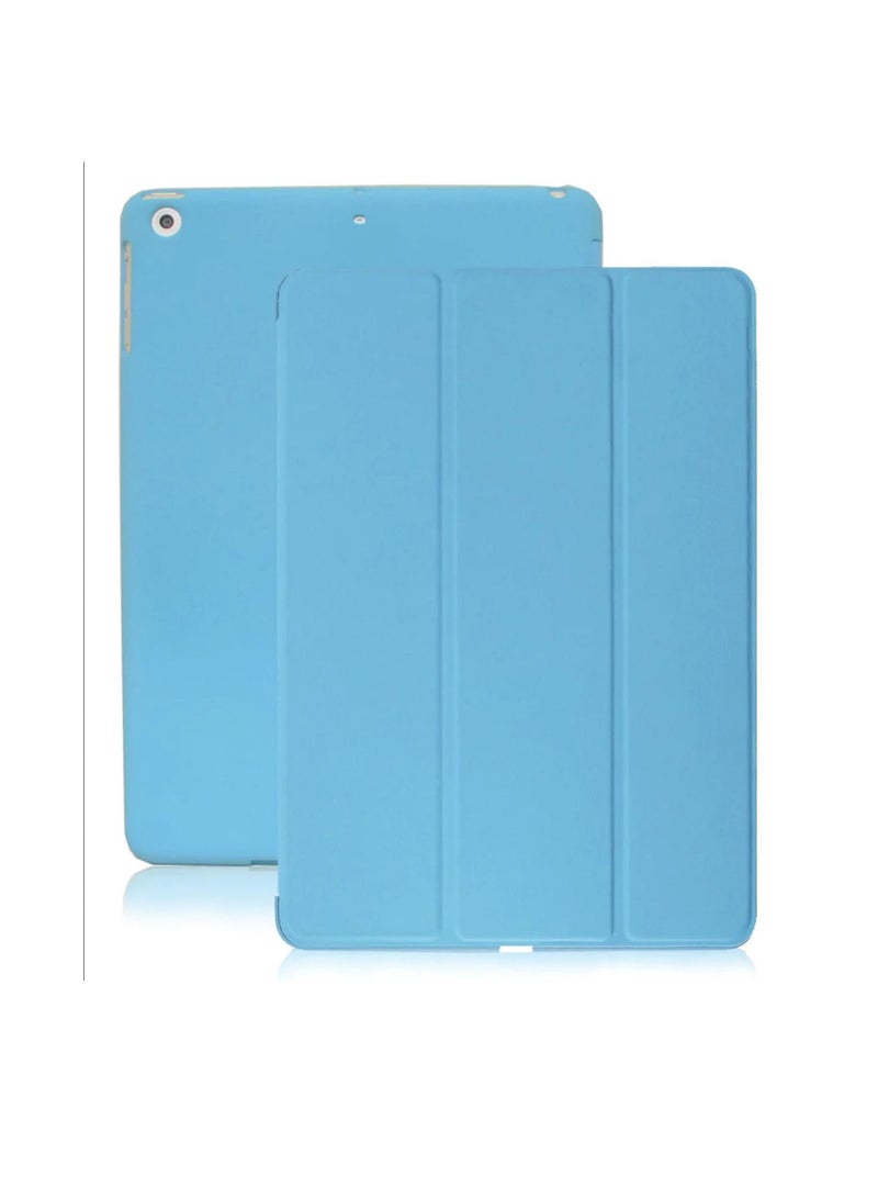 إن تك جراب NTECH iPad Mini 1 2 3 من السلسلة المزدوجة غطاء أسود رفيع للغاية مع ميزة إيقاظ النوم التلقائي لجهاز Apple iPad Mini الأول والثاني والثالث - أزرق سماوي - Image 1