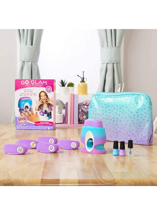 Cool maker - Go Glam Nail Stamper Nail Studio With 5 Patterns To Decorate 125 Nails (Packaging May Vary) - Image 1