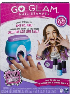 Go Glam Nail Stamper Nail Studio With 5 Patterns To Decorate 125 Nails (Packaging May Vary)