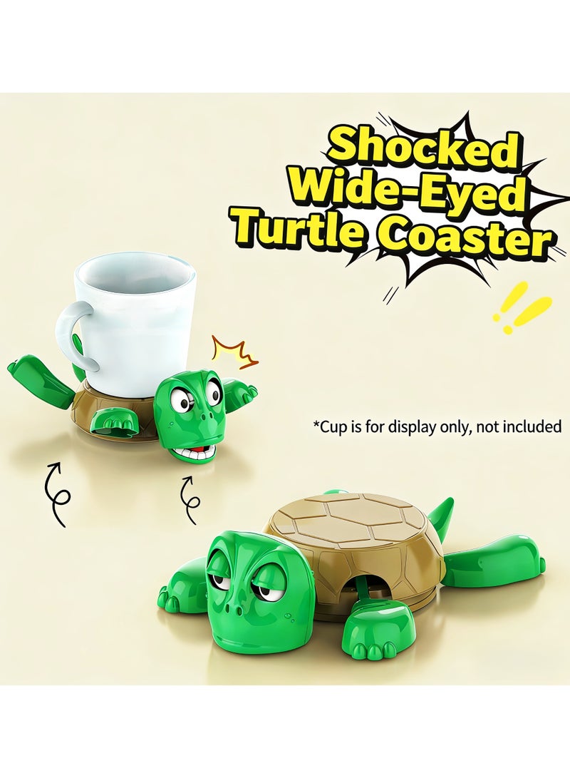 Silly Cross-eyed Turtle Coaster - Image 1