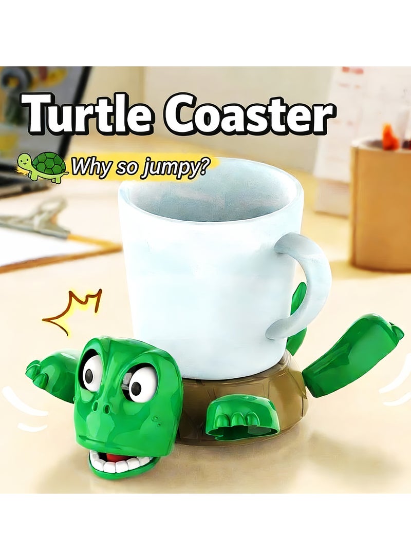 Silly Cross-eyed Turtle Coaster - Image 2