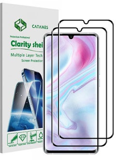 2 Pack For Xiaomi Mi CC9 Pro Screen Protector Tempered Glass Full Glue Back