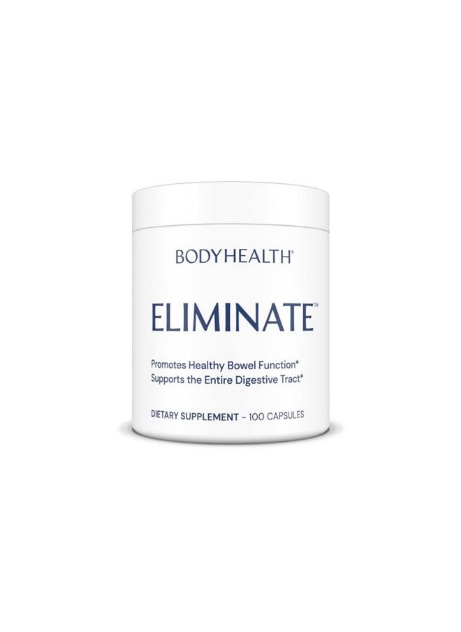 BODYHEALTH - BodyHealth Intestinal Cleanse - Eliminate, Colon Cleanser Detox, Gentle Laxative Pills and Bowel Flush Constipation Relief for Adults, Body Cleanse for Colon Health and Clean Gut (100 Capsules) - Image 1