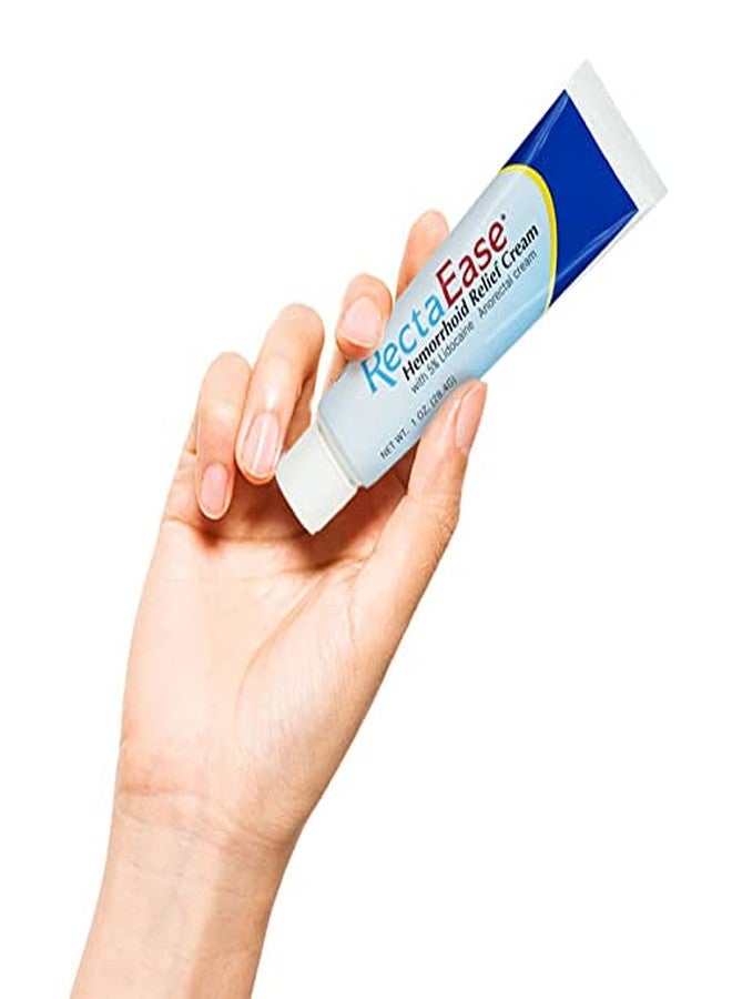 Globe RectaEase 5% Lidocaine (3 Pack) Hemorrhoid Relief Cream 1 oz Tube, Anorectal Cream, Rapid Numbing Relief, Hemorrhoid Treatment from Itch and Burn - Image 3