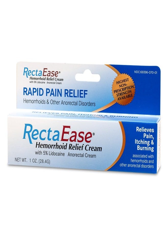 Globe RectaEase 5% Lidocaine (3 Pack) Hemorrhoid Relief Cream 1 oz Tube, Anorectal Cream, Rapid Numbing Relief, Hemorrhoid Treatment from Itch and Burn - Image 4