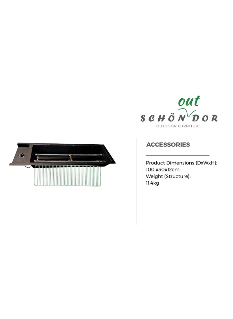 Schondor Furniture Dallas Sofa Set | 6 Seaters | Outdoor Dining Sets | Made in Aluminum Cast | Weather Resistance | Perfect for Any Outdoor Space | Patio | Garden | Backyard  - Image 2