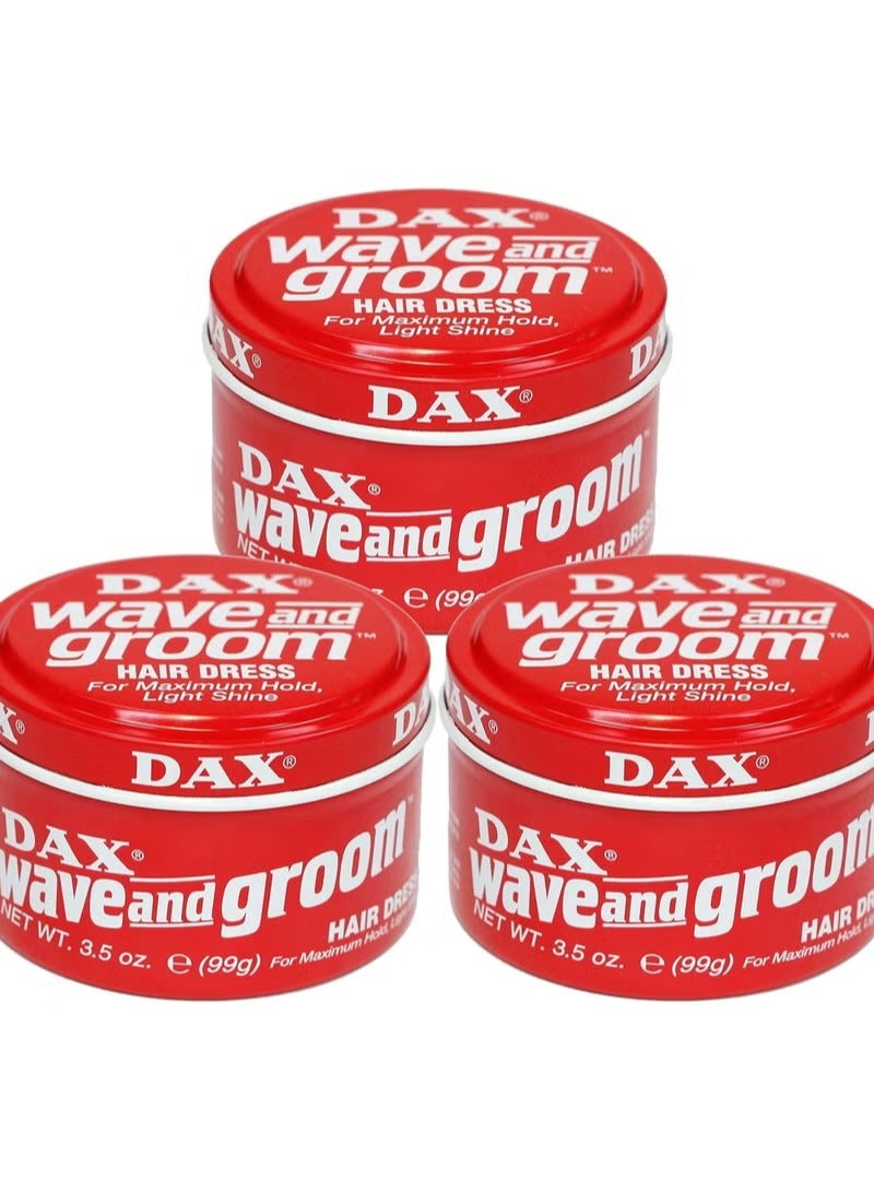 Dax Wave And Groom Hair Dress For Maximum Hold Light Shine 99G - Image 2