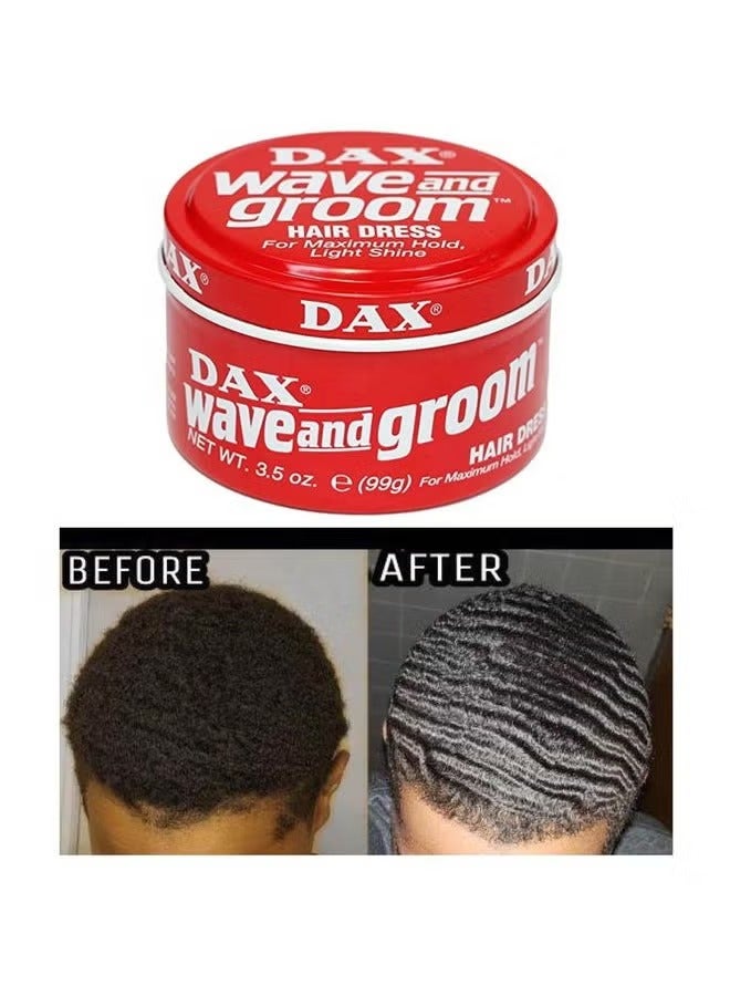 Dax Wave And Groom Hair Dress For Maximum Hold Light Shine 99G - Image 4