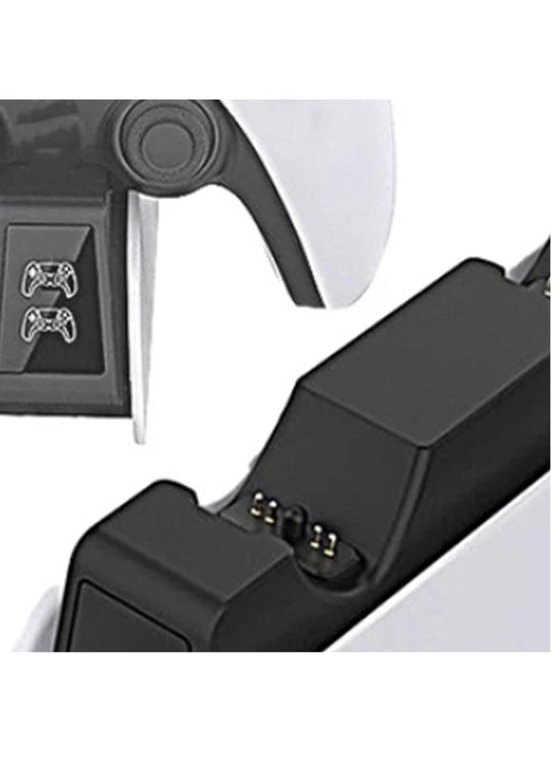 Charging dock with display light for PS5 wireless game controller