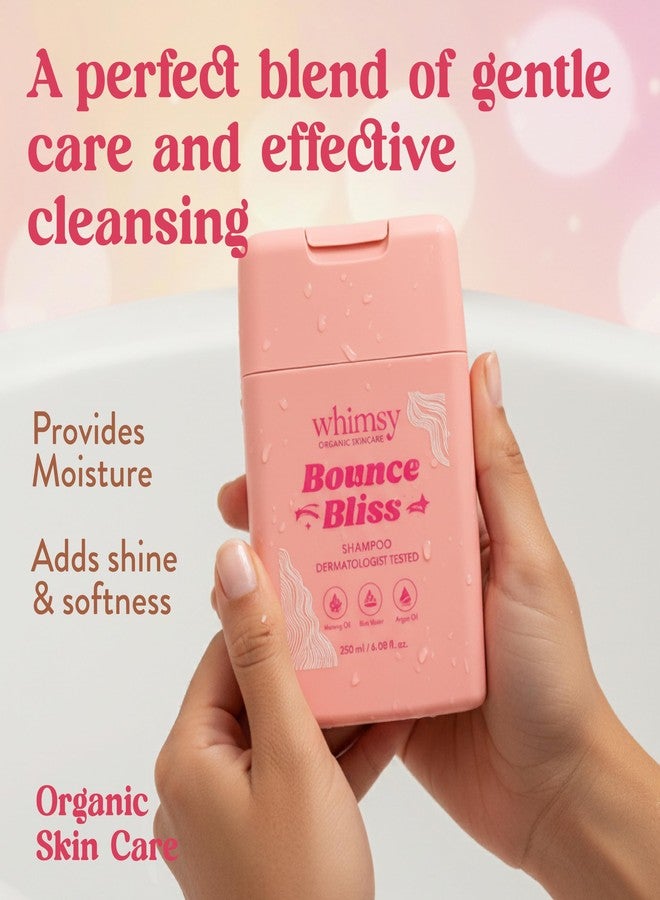Whimsy Beauty Bounce Bliss Shampoo for Kids | Gentle Hair Cleanser |Tear-Free Care for Soft | 4 to 16 Years | Natural, Chemical Free, Sulfate-Free, Paraben Free | Dermatologist Tested | 250 ml - Image 3