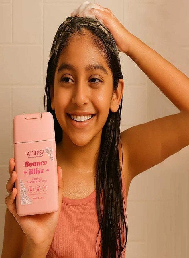 Whimsy Beauty Bounce Bliss Shampoo for Kids | Gentle Hair Cleanser |Tear-Free Care for Soft | 4 to 16 Years | Natural, Chemical Free, Sulfate-Free, Paraben Free | Dermatologist Tested | 250 ml - Image 2