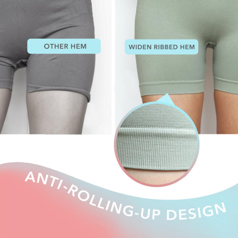 Evercute Women's Butt Lifting Shorts Pack Workout Sets Booty Shorts High Waist Gym Shorts Seamless Exercise Fitness Yoga - Image 3