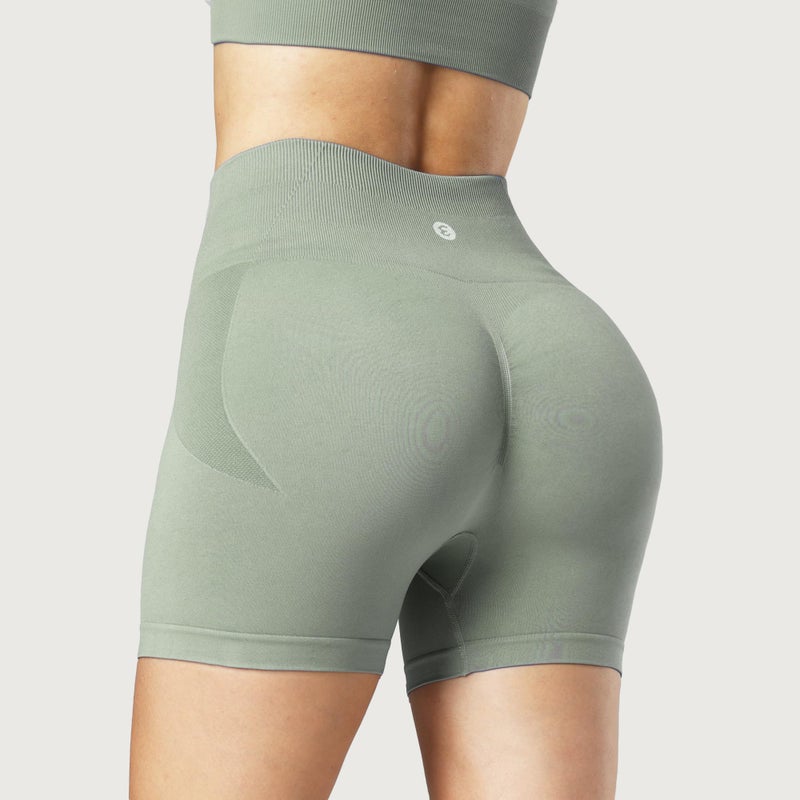 Evercute Women's Butt Lifting Shorts Pack Workout Sets Booty Shorts High Waist Gym Shorts Seamless Exercise Fitness Yoga - Image 2