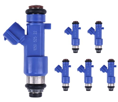 Holdia Fuel Injectors 16600JF00A 6 Pcs Compatible with Infiniti G35 G37 Nissan 350Z 370Z GTR - Image 1