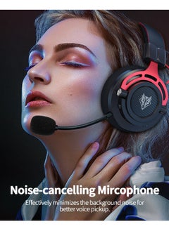 NUBWO 2.4G Wireless USB Gaming Headset with Noise Cancelling Mic,3D Surround Sound, Soft Memory Earmuffs for PC PS4 PS5  - Image 3