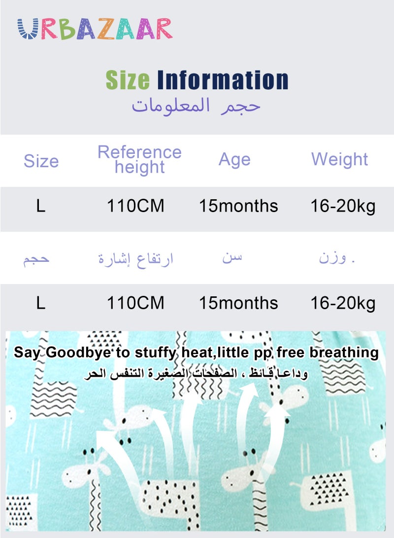 URbazaar Baby Potty Training Underwear for Boys and Girls, 4 Pack Absorbent Training Pants for Toddlers with Printed Reusable Cotton Toilet Training Pants for 12-18kg Kids (2-4 Years)  - Image 3