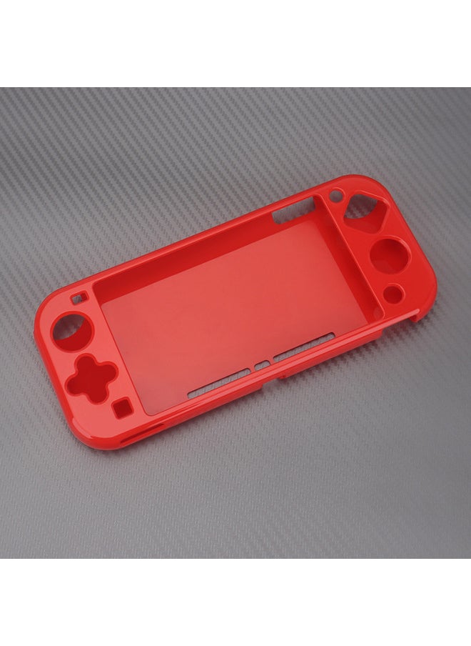 Nintendo Switch Protective Cover Lite Hard Shell Glitter Integrated Transparent Glitter Accessories Handle Shell All-inclusive Hard Shell-Model:Lite Red-all Inclusive