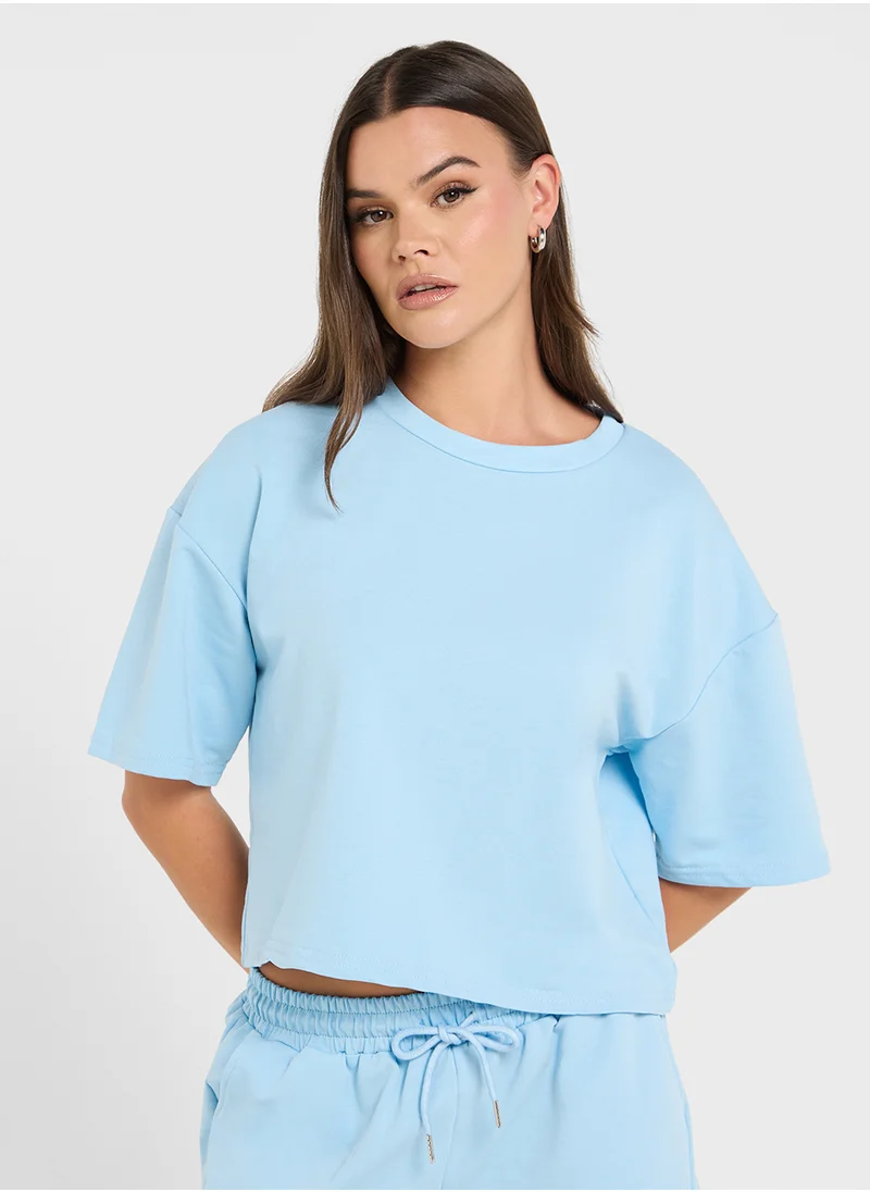 Ginger Basics Oversize T-Shirt & Sweatshort Set