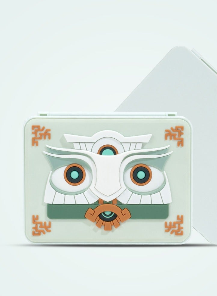 Switch Game Card Case -  Game Card Organizer for Switch, Portable 16 Slots Magnetic Card Storage, Durable  owl-themed Themed Holder for Switch Accessories - Image 1