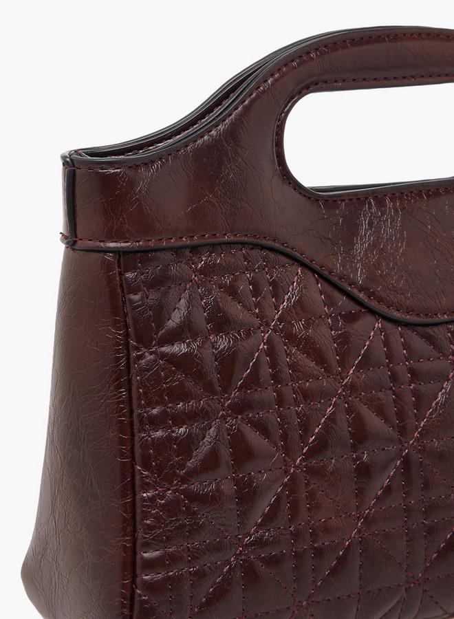 سيليست حقيبة يد مبطنة بحزام قابل للفصل - Image 4