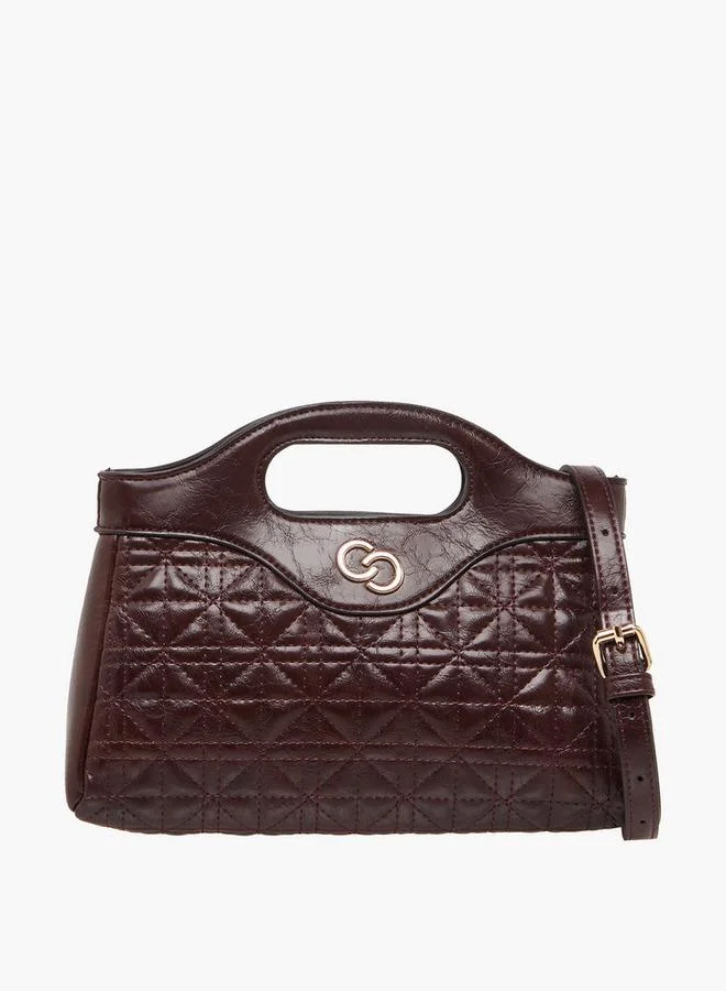 Celeste Quilted Tote Bag with Detachable Strap