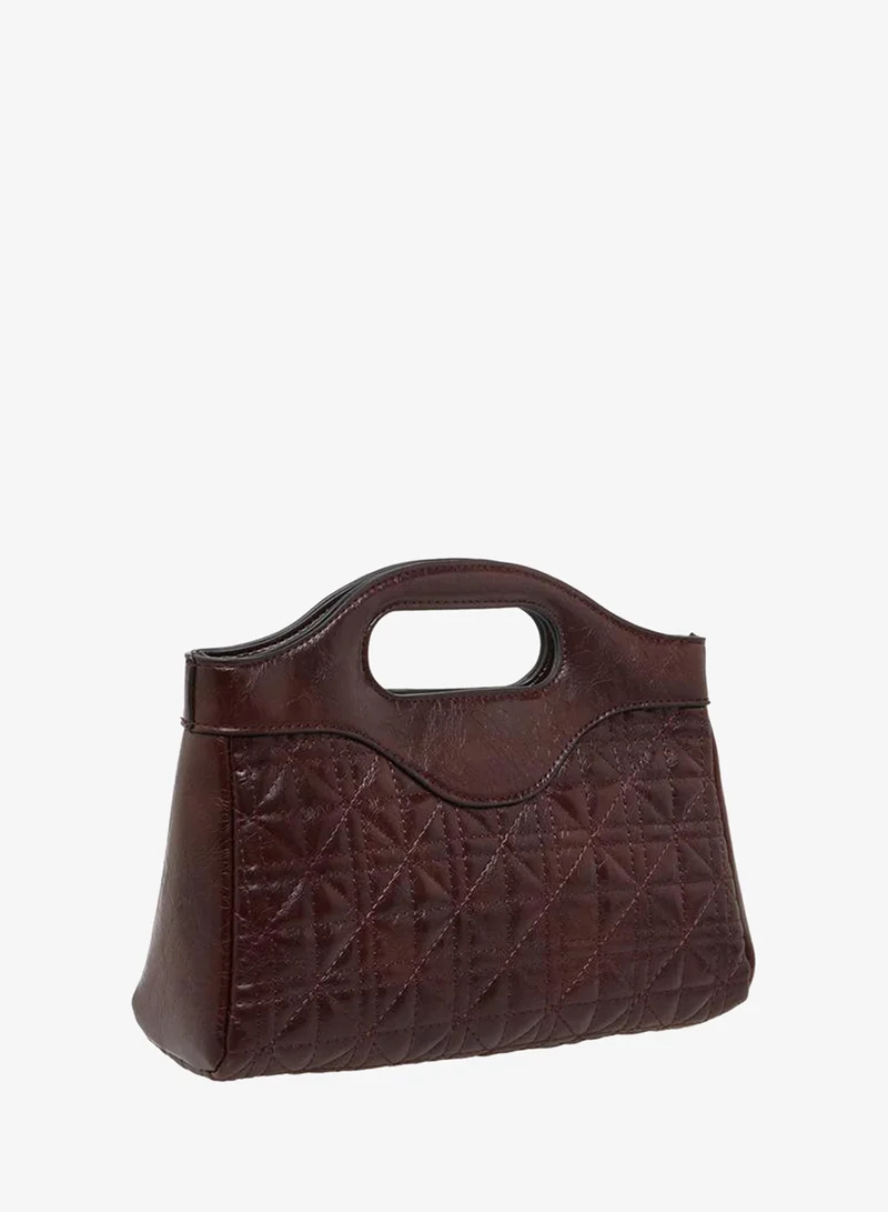 Celeste RED Quilted Tote Bag with Detachable Strap for Women | Best Price UAE