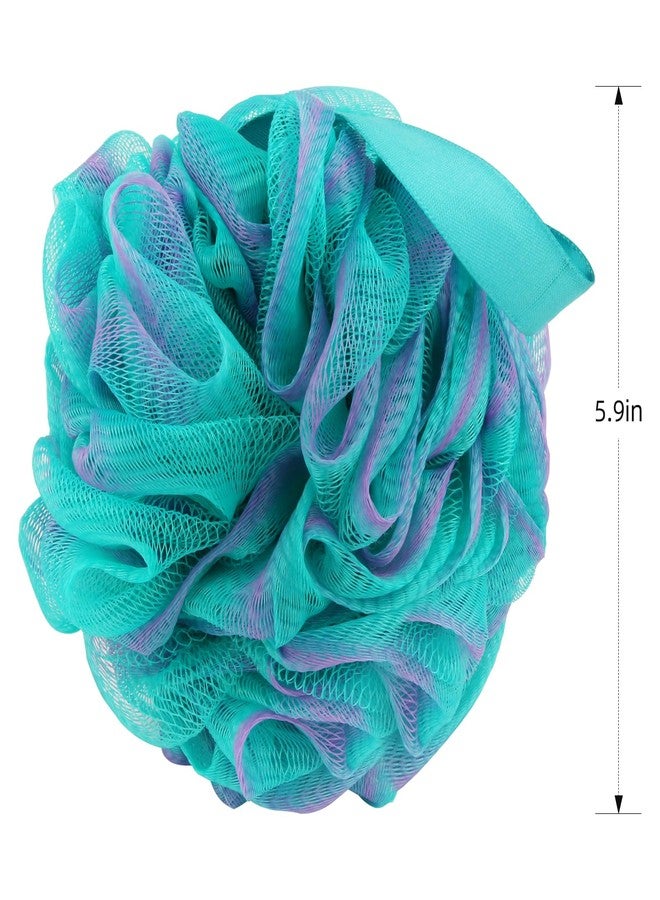 Fu Store Loofah Sponge Shower Loofahs 70g Bath Sponges Mesh Balls 4 Multi Color for Body Scrubber Exfoliator Wash Back Scrubbers Bathroom Men Women 4 Pack Cleaning Bathing Accessories - Image 3