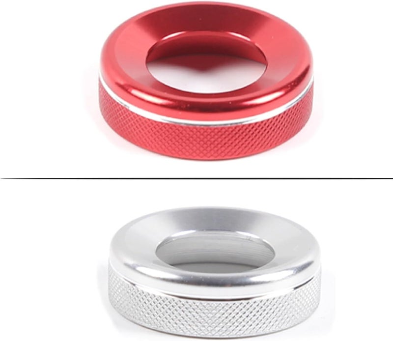 QASULER Aluminum Alloy Car Center Control Volume Knob Cover for Toyota - Image 4