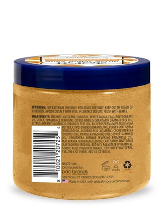 Citrus Shea Sugar Body Scrub with Vitamin C - Gently Exfoliates & Uplifts Mood with Shea Butter & Avocado Oil (538 g) - view 2