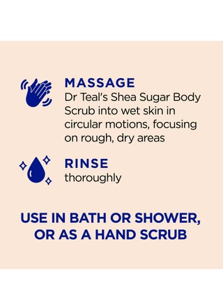 Citrus Shea Sugar Body Scrub with Vitamin C - Gently Exfoliates & Uplifts Mood with Shea Butter & Avocado Oil (538 g) - view 5