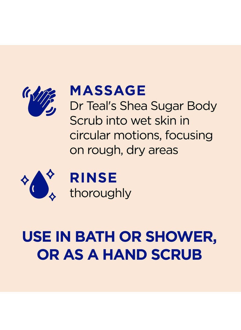 Dr Teal's Shea Sugar Body Scrub Citrus 538g  - Image 5